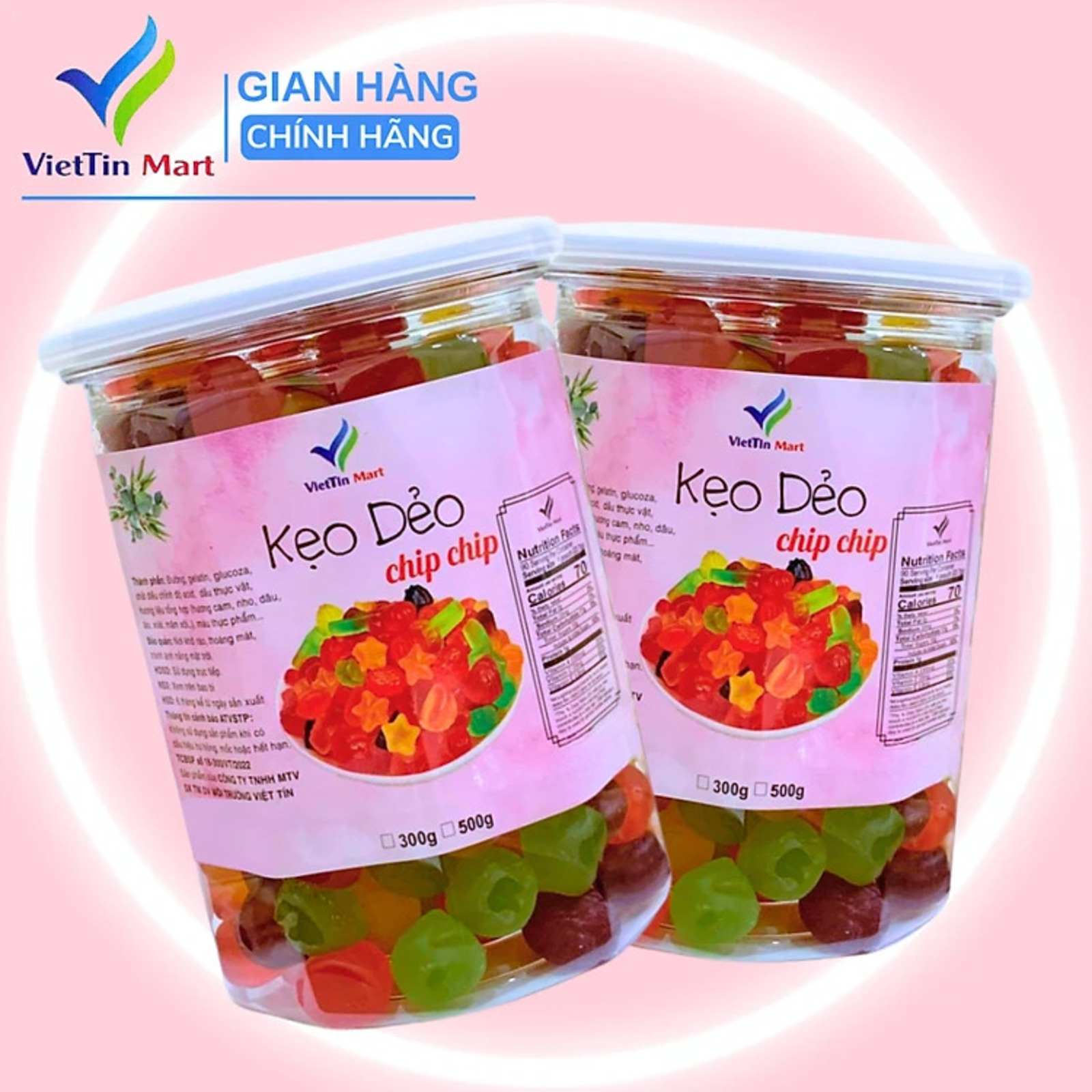 Kẹo Dẻo Chip Chip Nhiều Màu Sắc